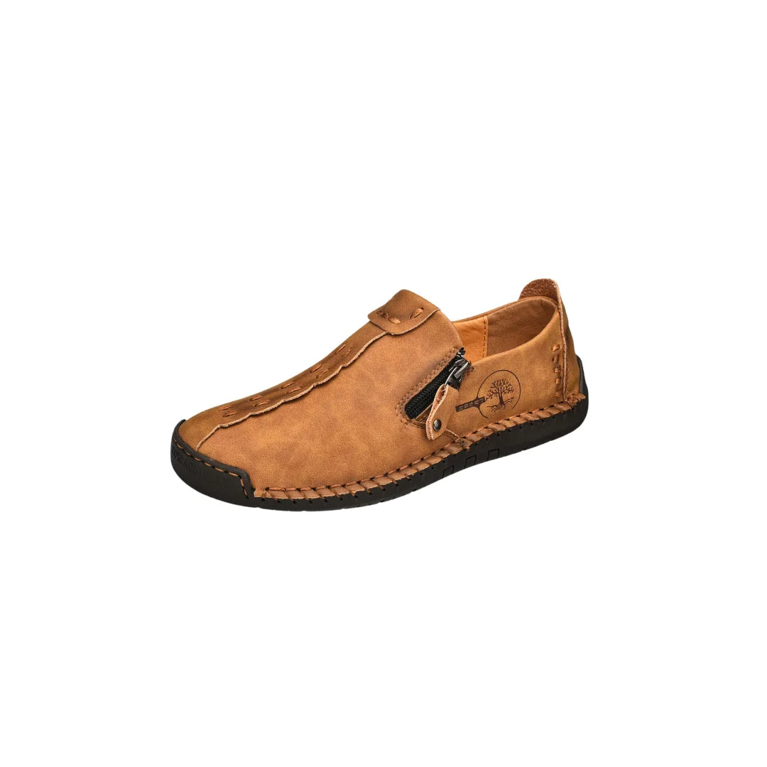 Loafers For Mens Casual Zip Over feet