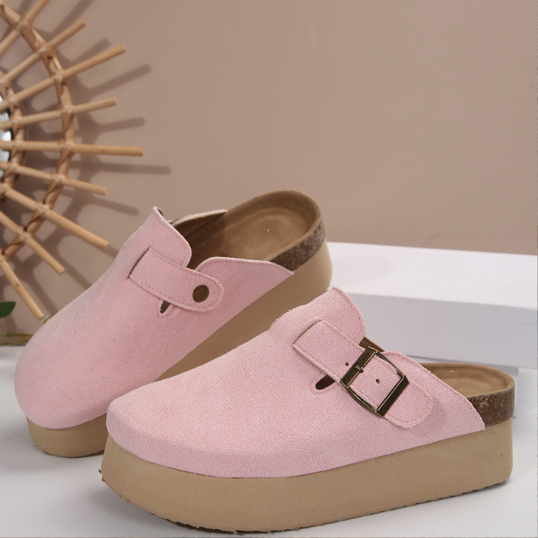 Womens Clogs Thick Sole Half Slippers