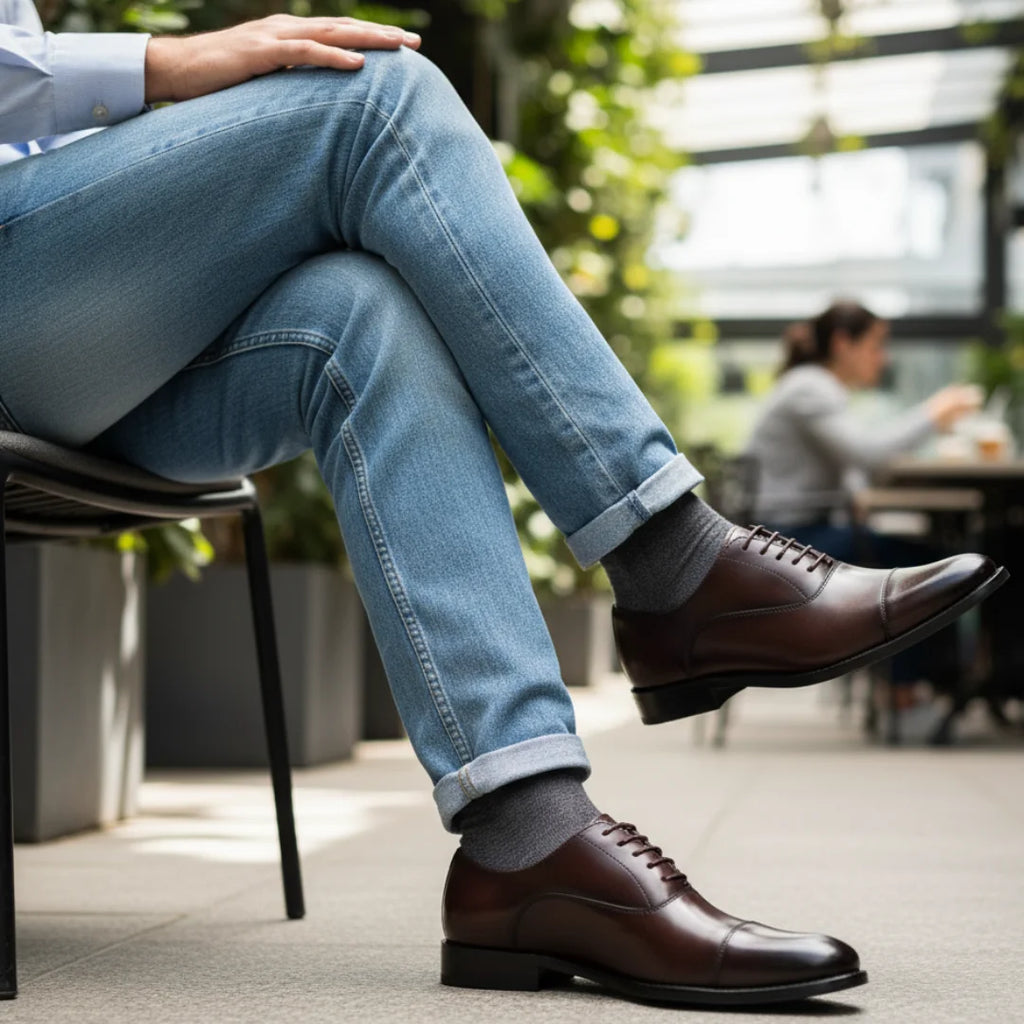 Dress Shoes Formal Leather for man