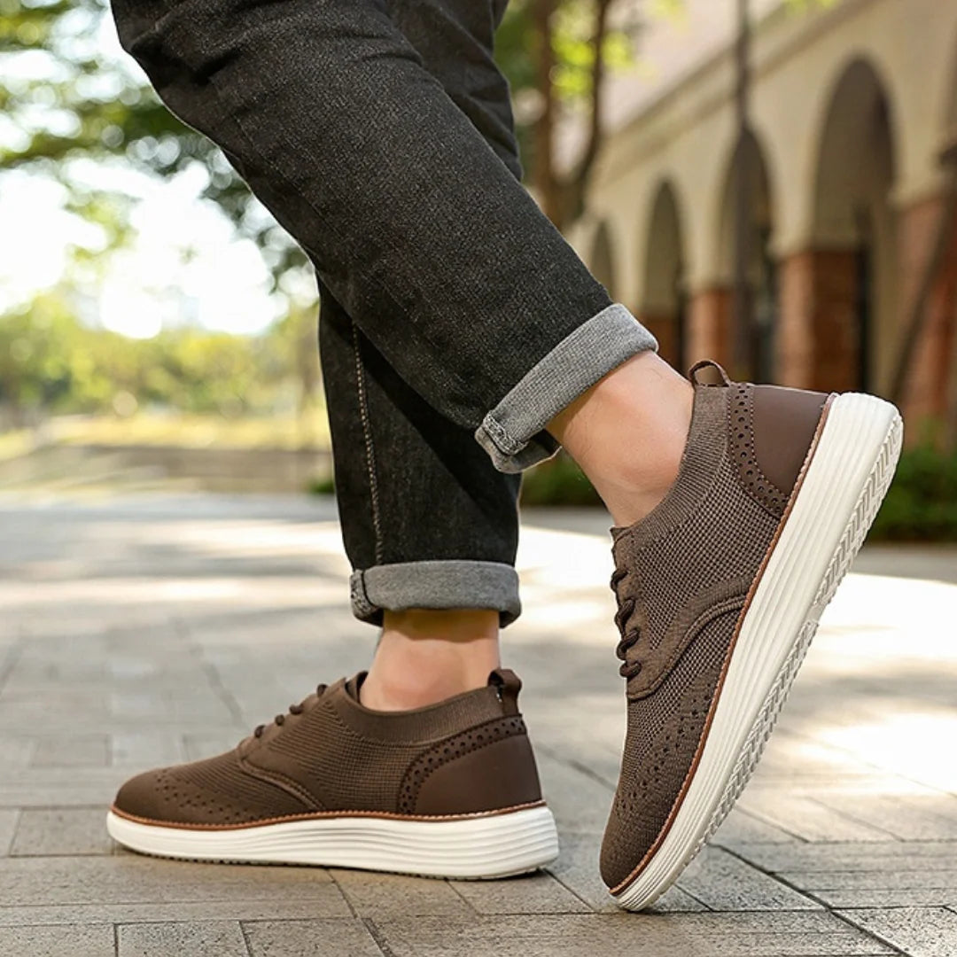 Dress shoes man for outdoor use