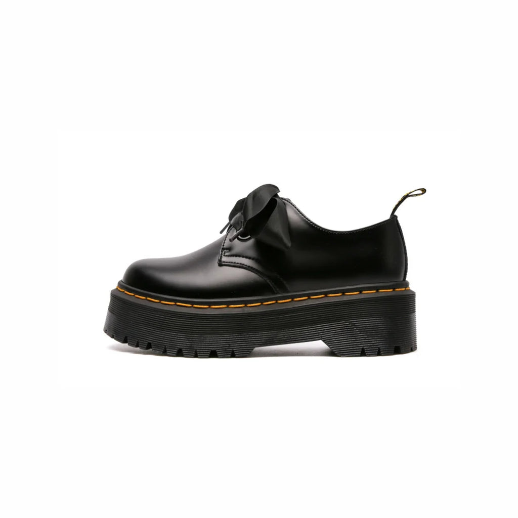 Womens Oxford Ribbon Leather