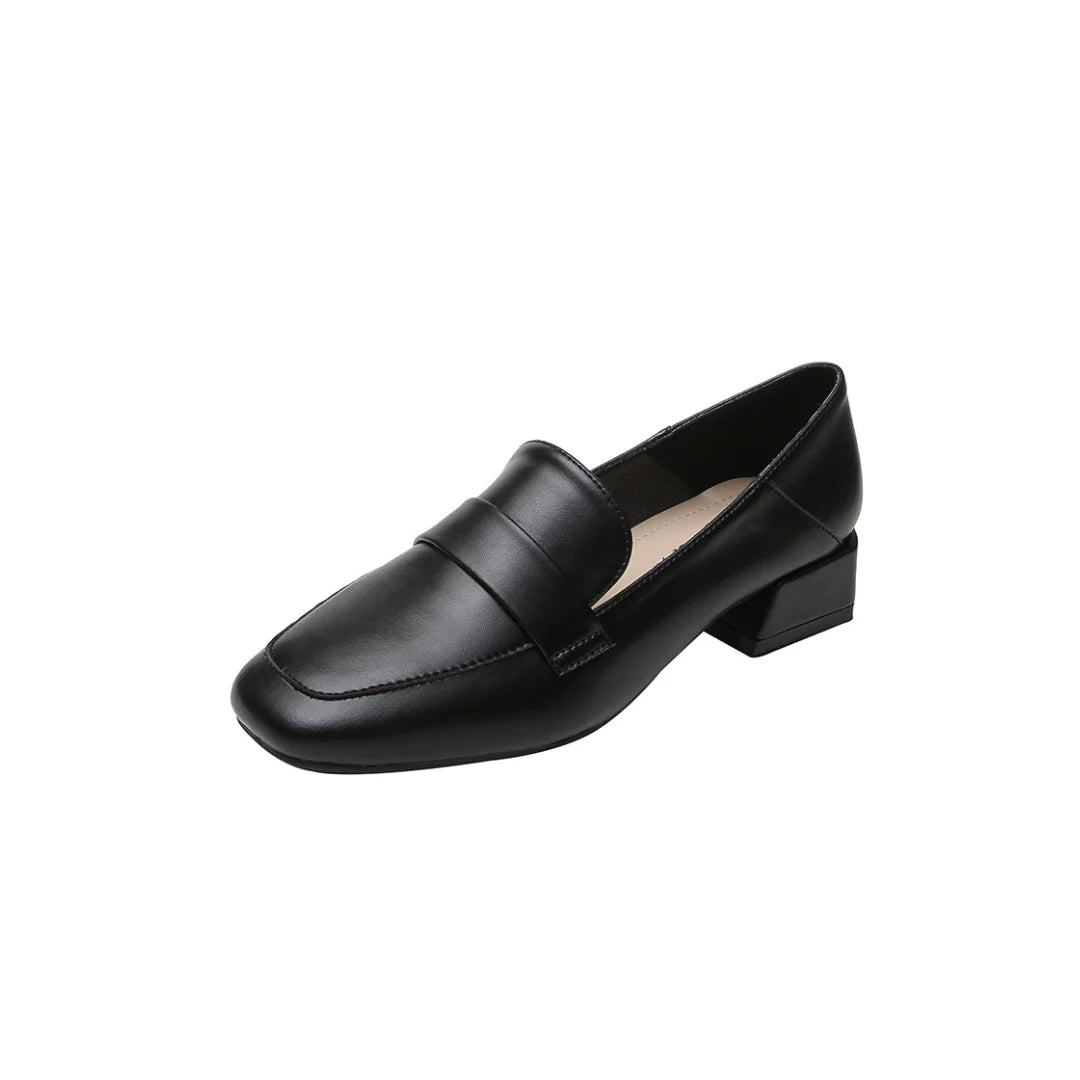 Womens Loafers Leather Soft Bottom Casual