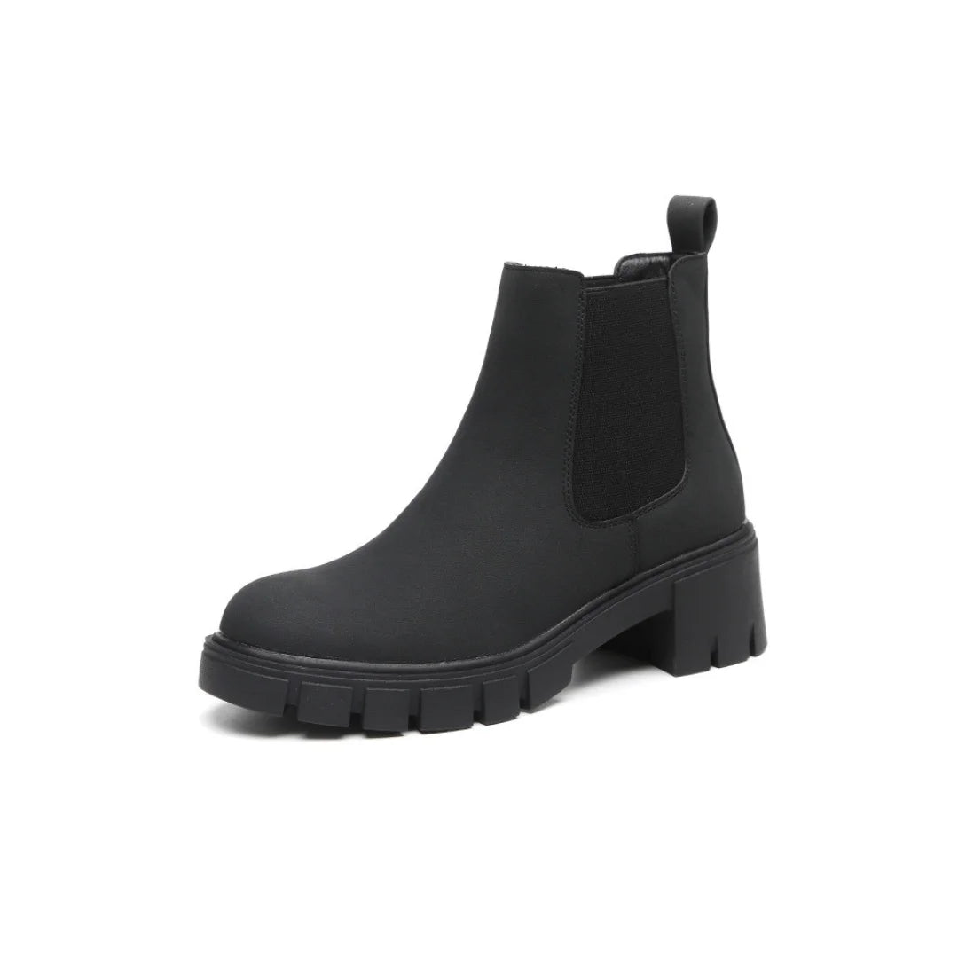 Womens Boot Thick Bottom Suede