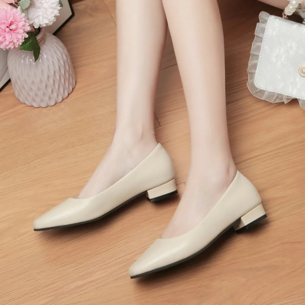 Womens Flats Autumn Square Toe