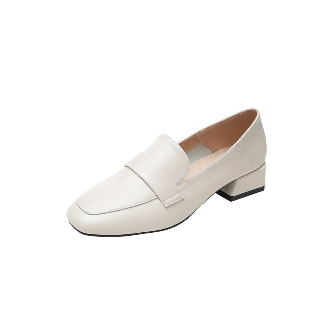 Womens Loafers Leather Soft Bottom Casual