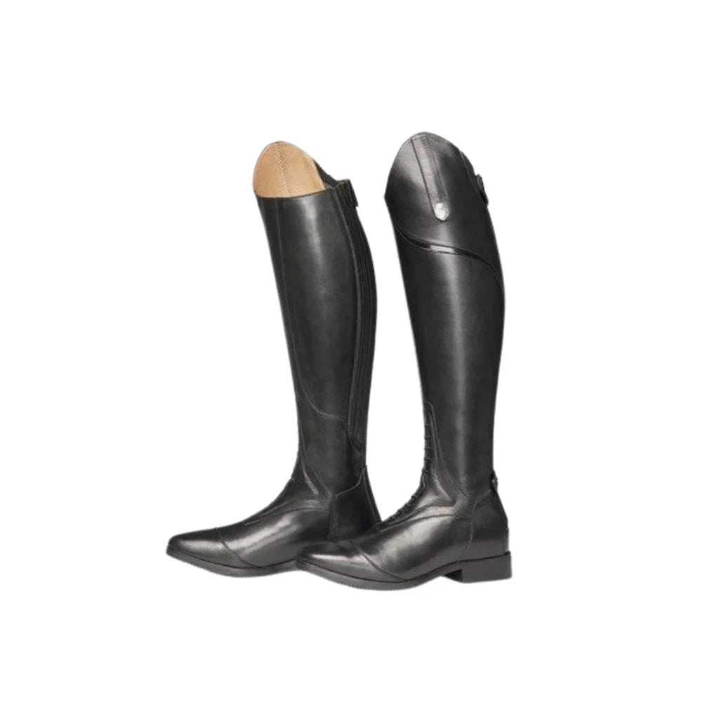 Womens Boots Metal Back Zip