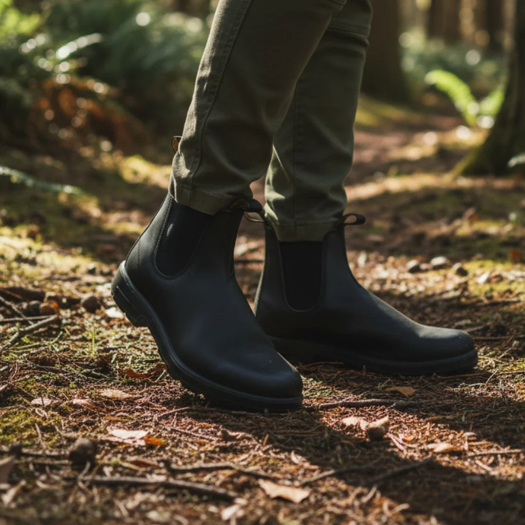 Womens Leather Boots Retro