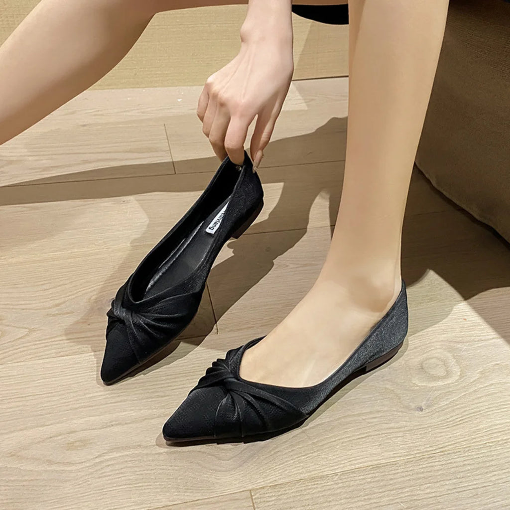 Womens Flats Pointed Pumps