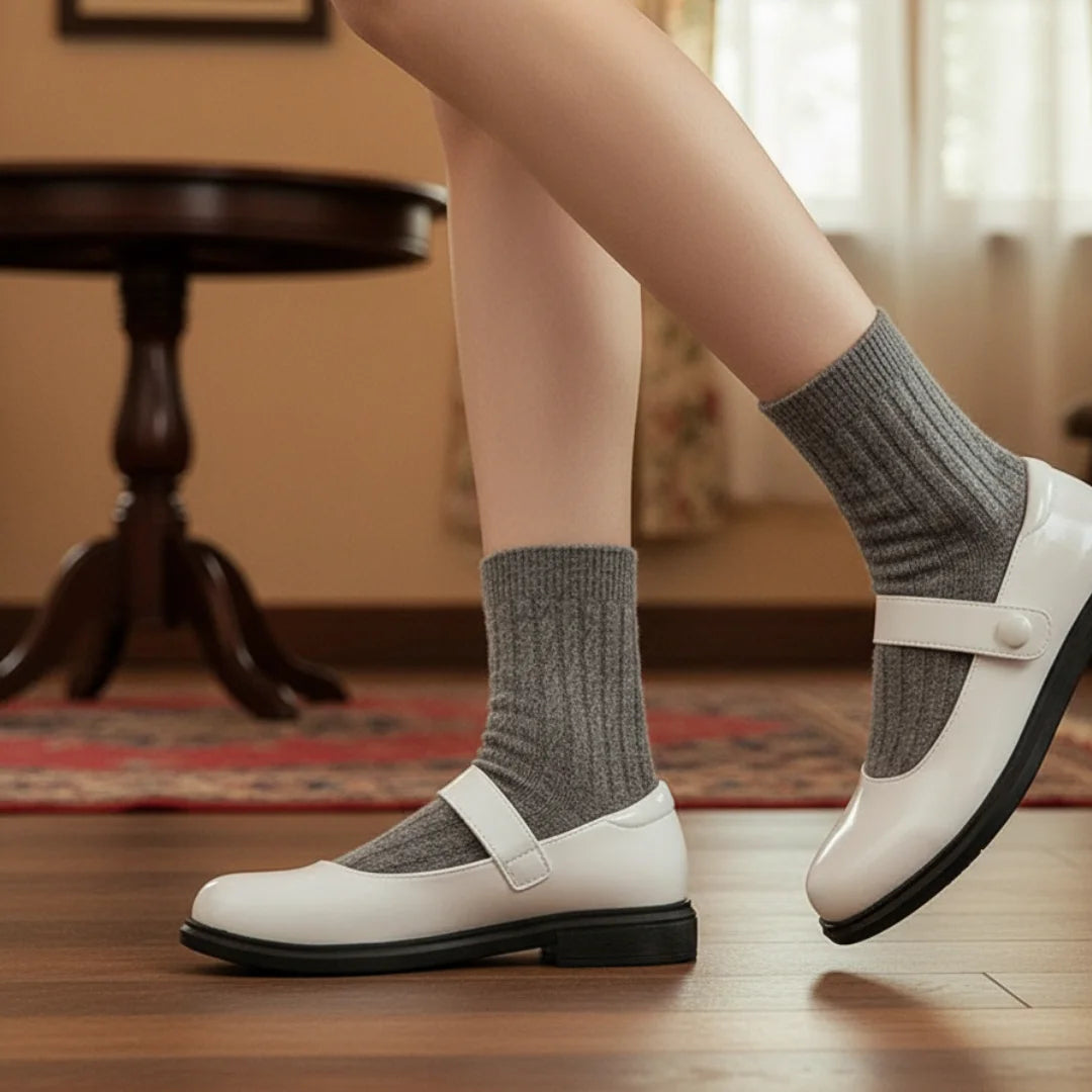 Womens Flats Mary Jane Style