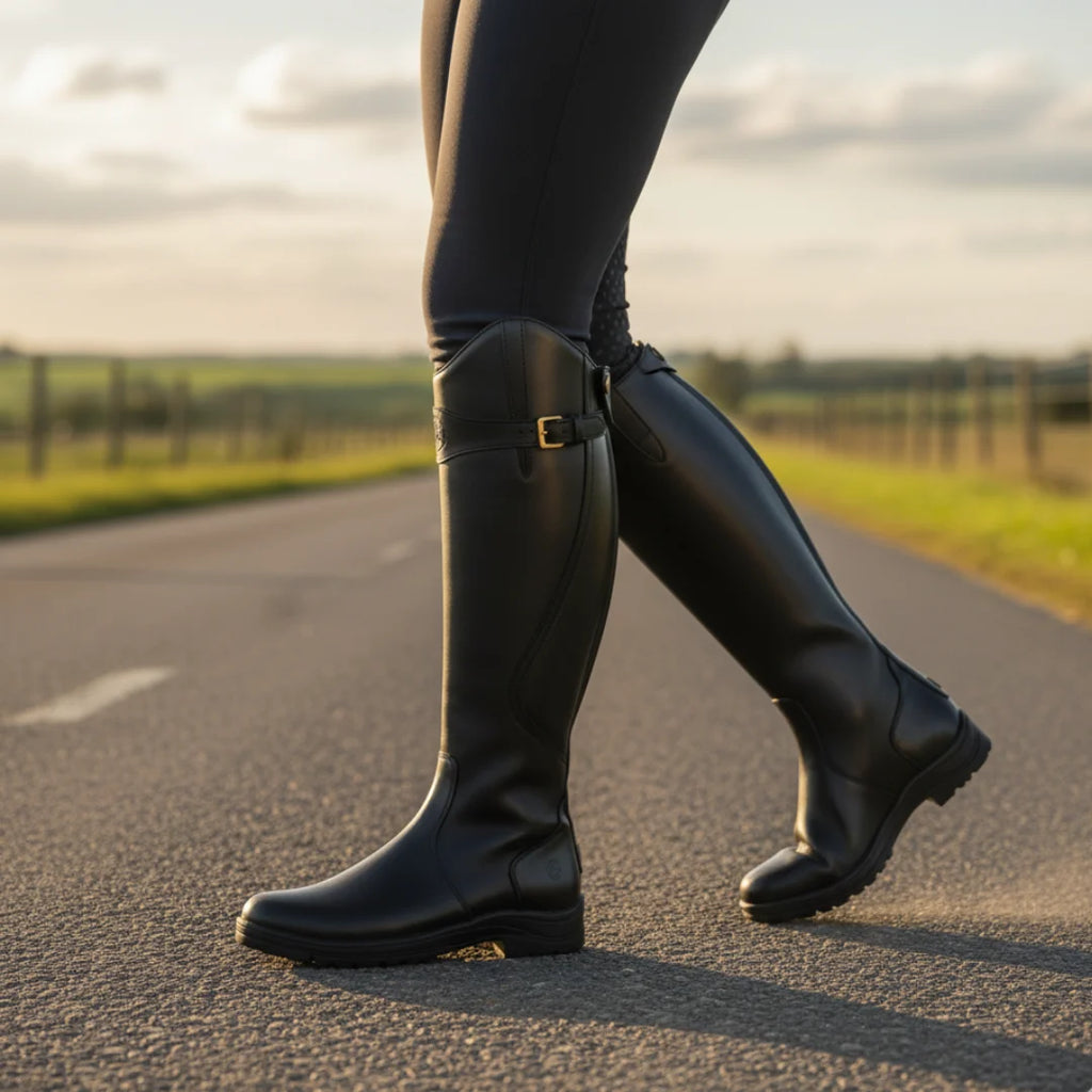 Womens Boots High Thick Heel