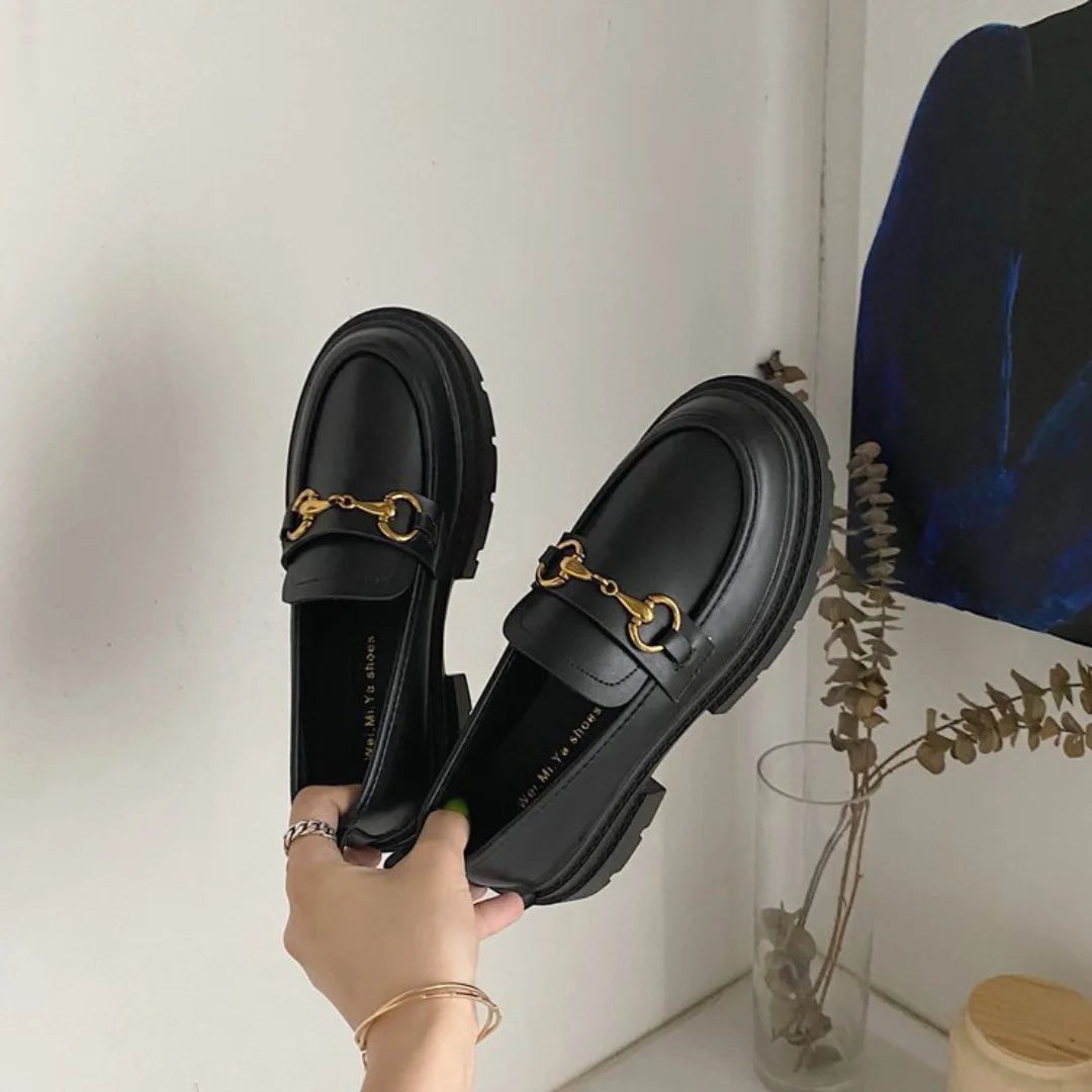 Womens Oxford Muffin Simple Retro