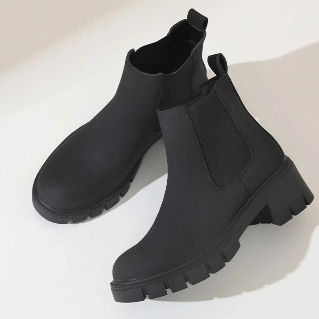 Womens Boot Thick Bottom Suede