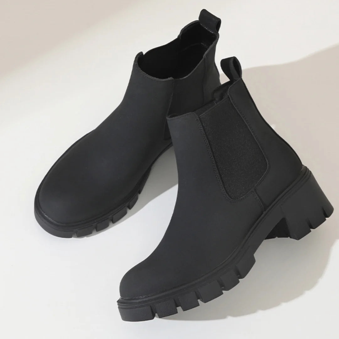 Womens Boot Thick Bottom Suede