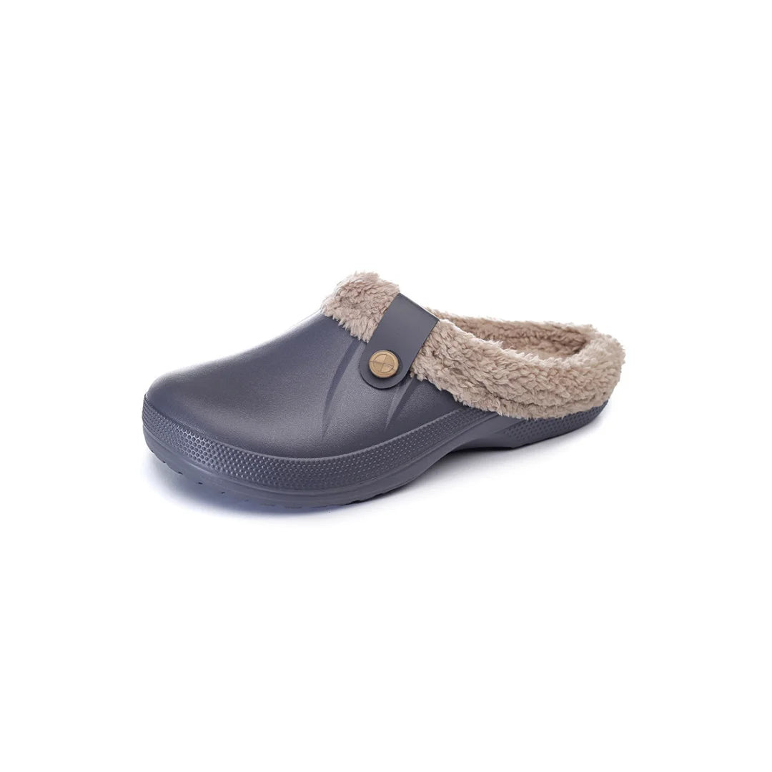 Womens Clogs Fleece-lined Cotton