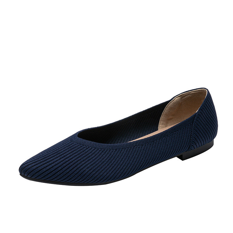 Womens Flats Woven Princess Soft Bottom