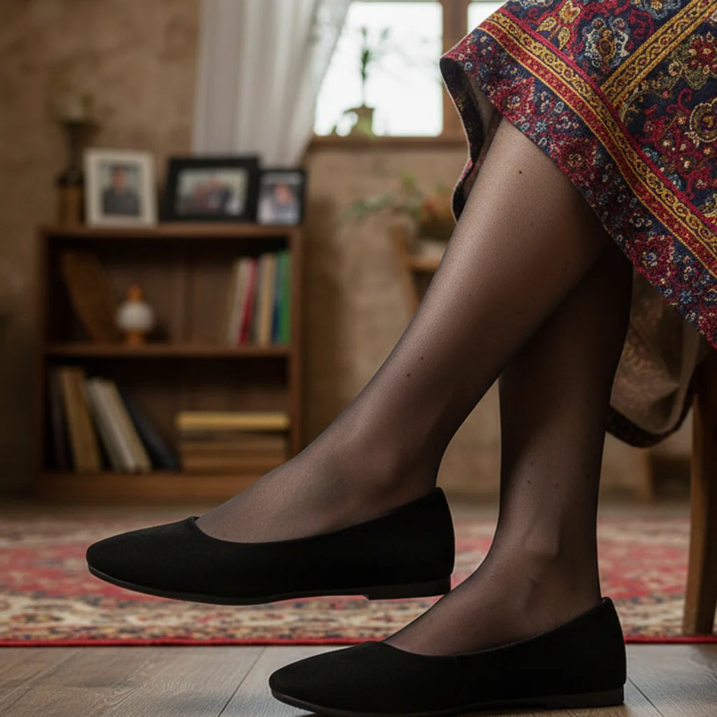 Womens Falts Suede Comfortable