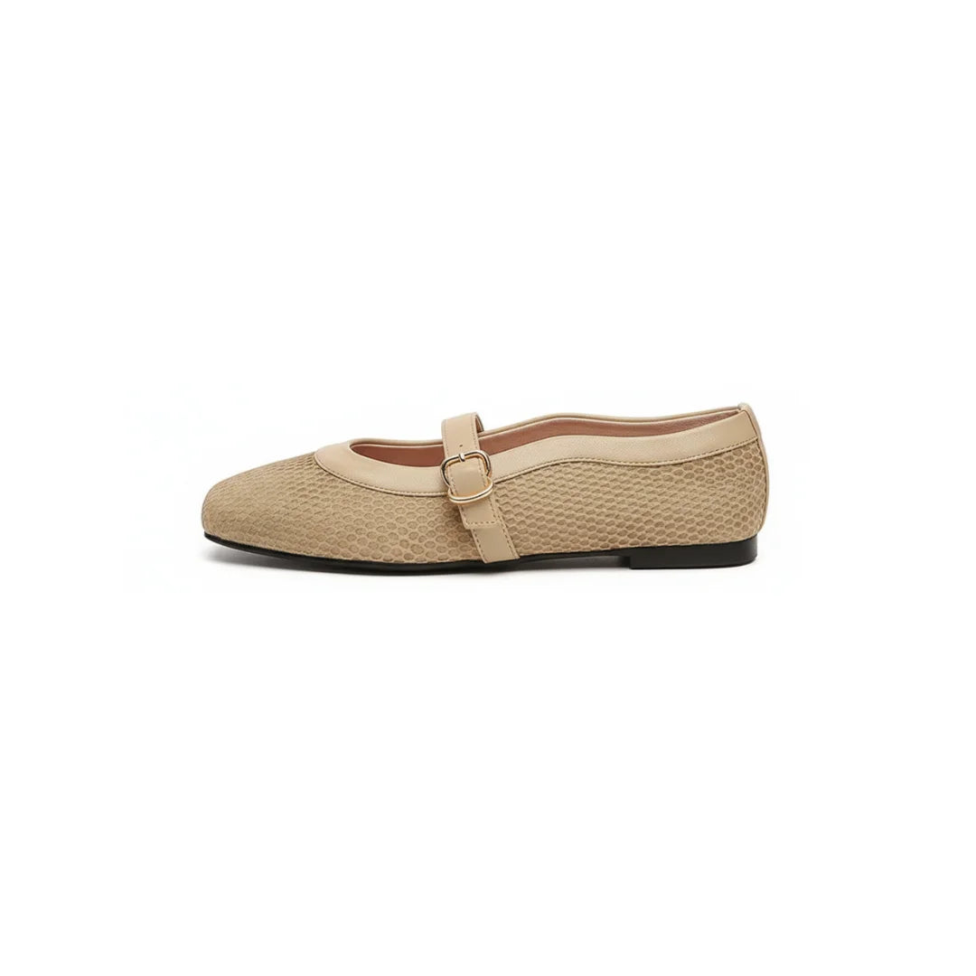 Womens Flats Summer Mesh Hollow Out