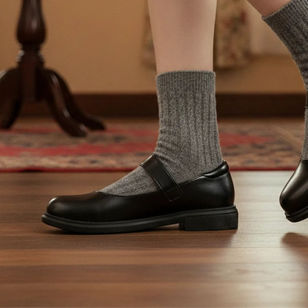 Womens Flats Mary Jane Style