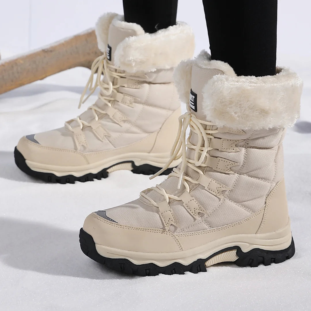 Womens Boots Longs Plus Fluff Thickened