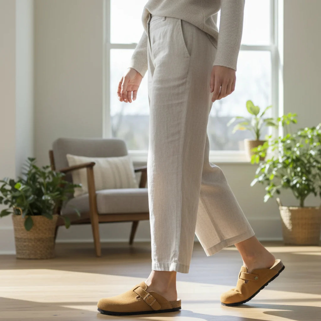 Womens Clogs Leather French