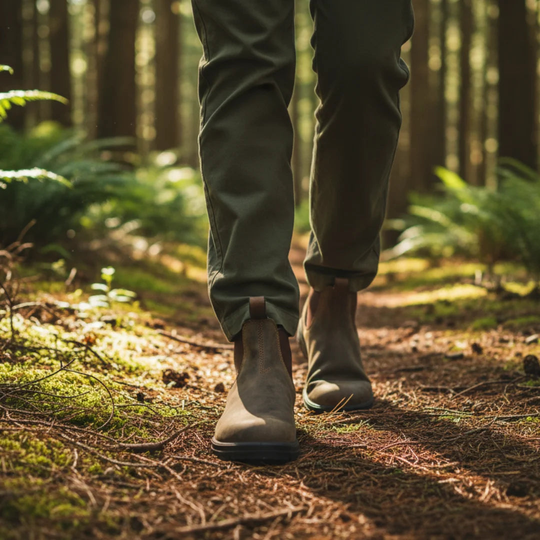 Womens Leather Boots Retro