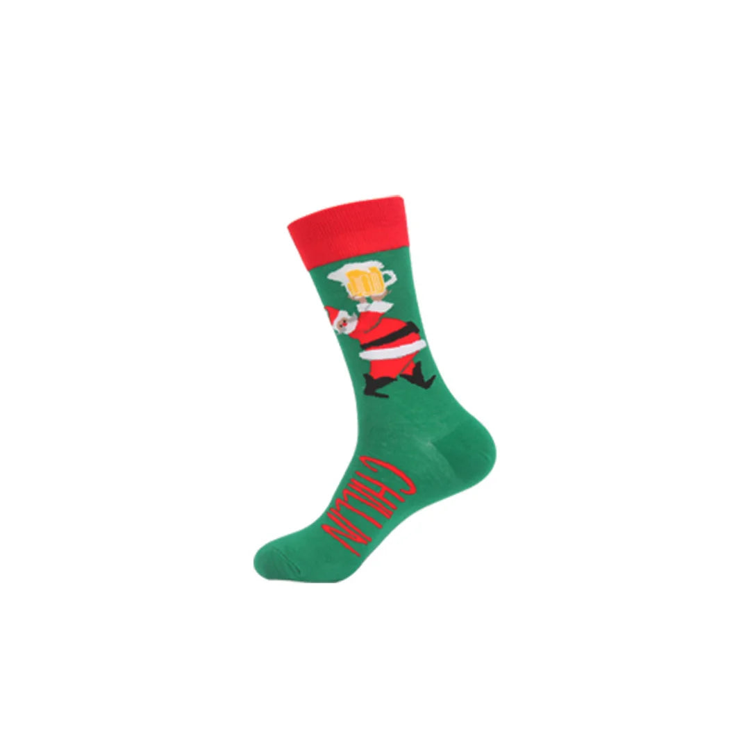 Christmas Socks Cotton Style Casual