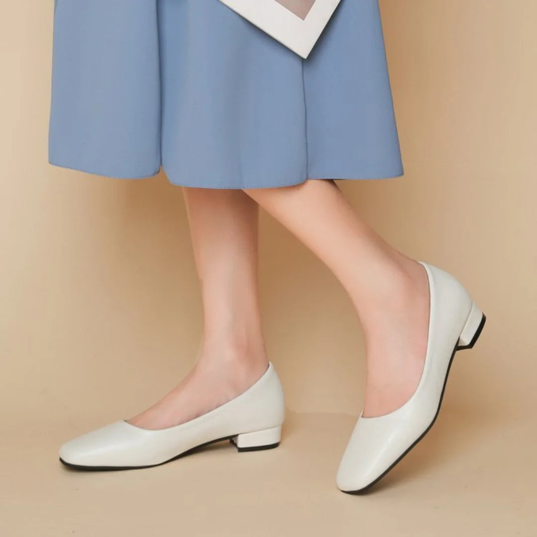 Womens Flats Autumn Square Toe