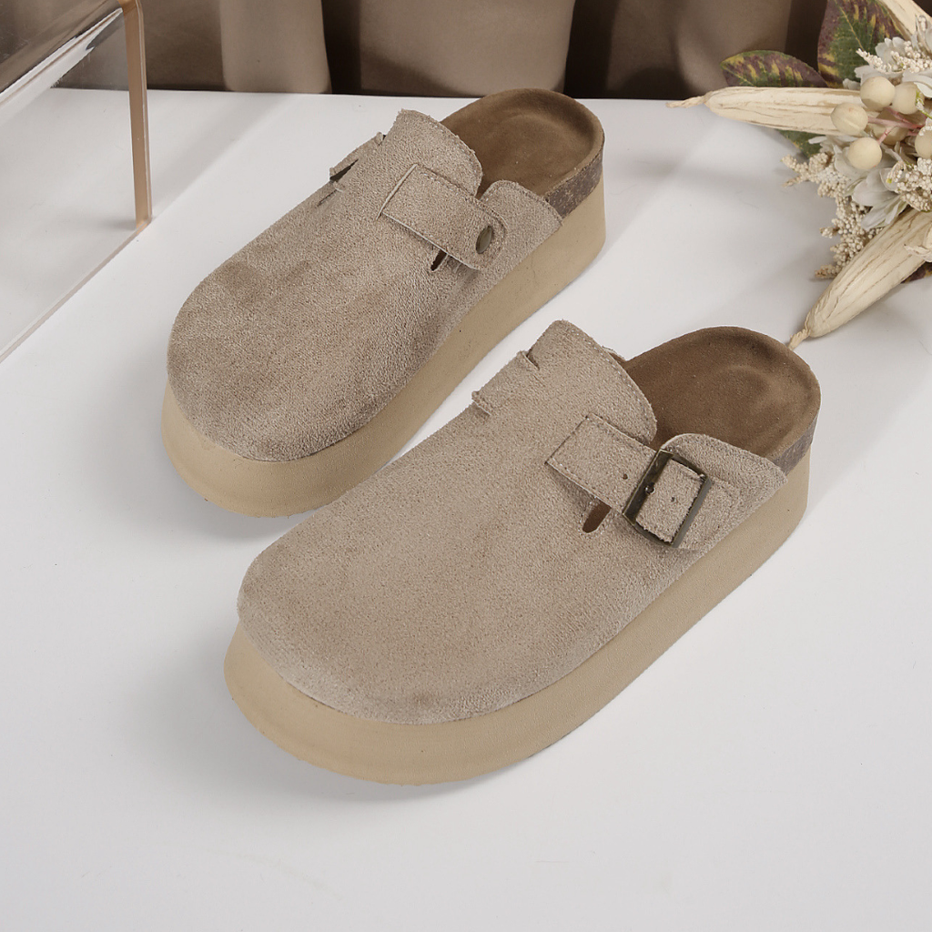 Womens Clogs Thick Sole Half Slippers