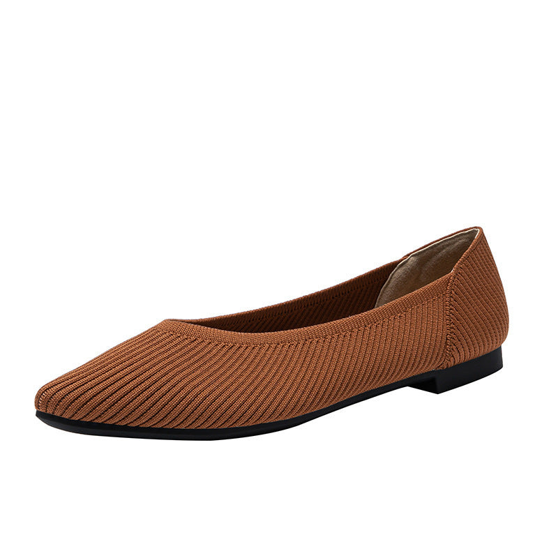 Womens Flats Woven Princess Soft Bottom