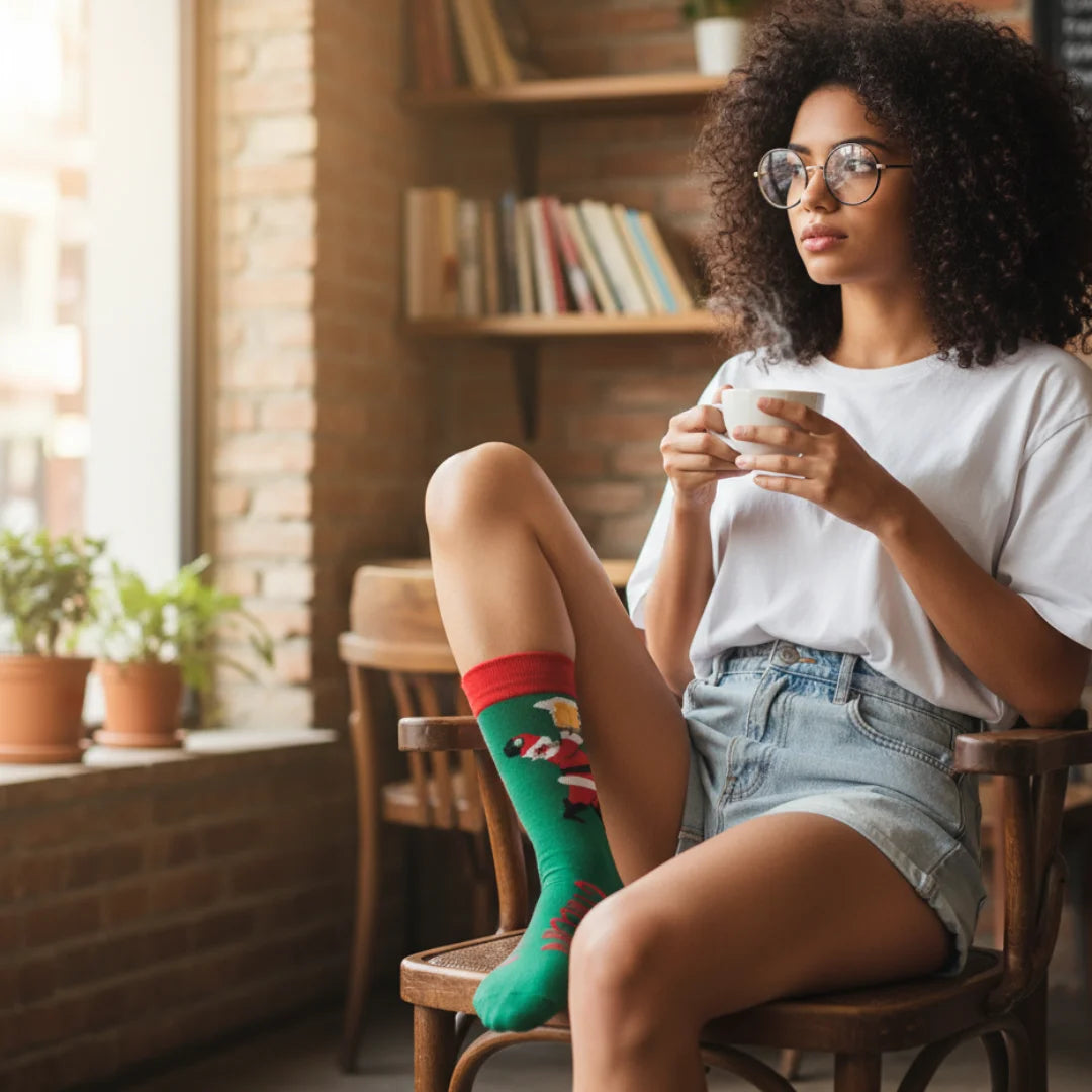 Christmas Socks Cotton Style Casual