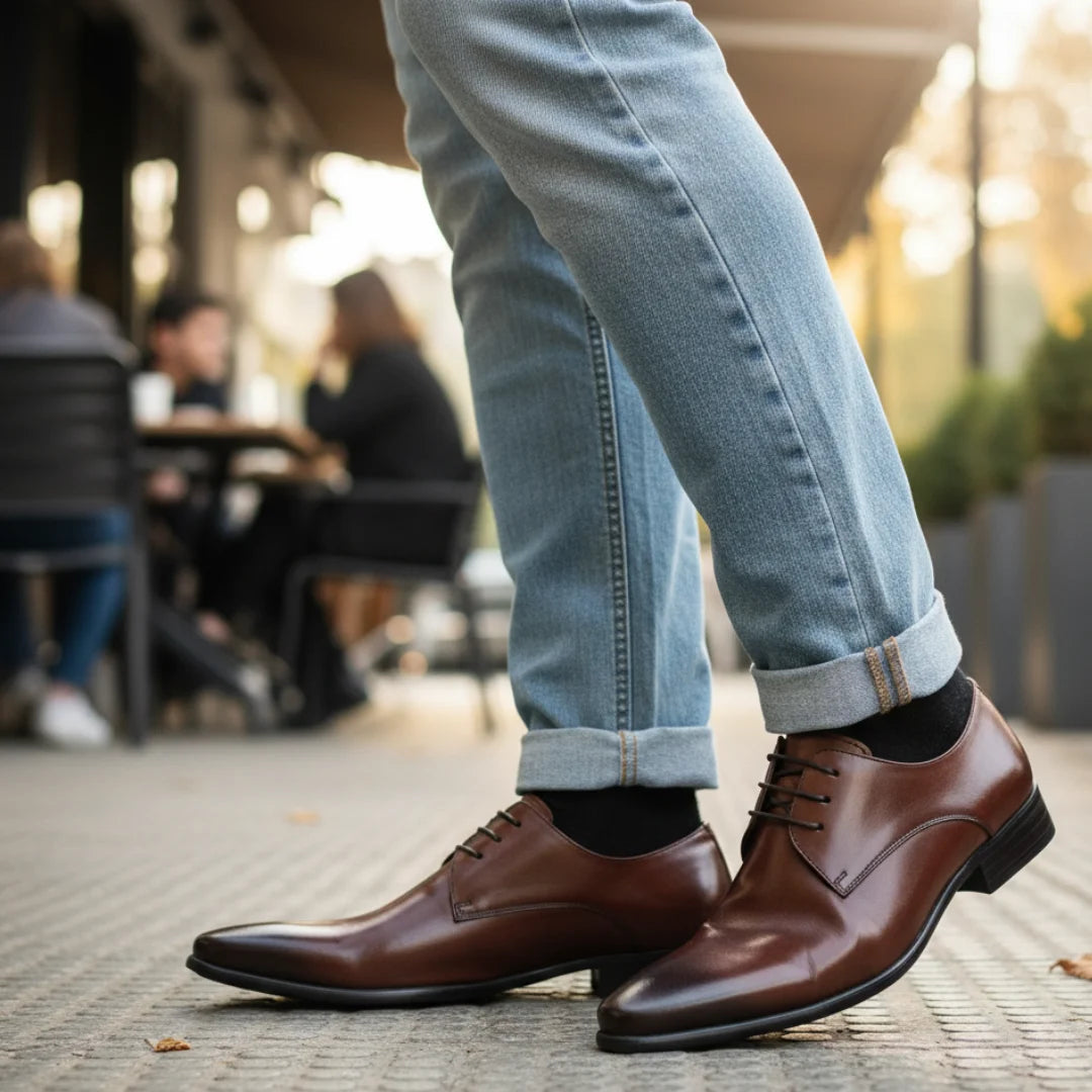 Dress Shoes Top Laer Leather for man