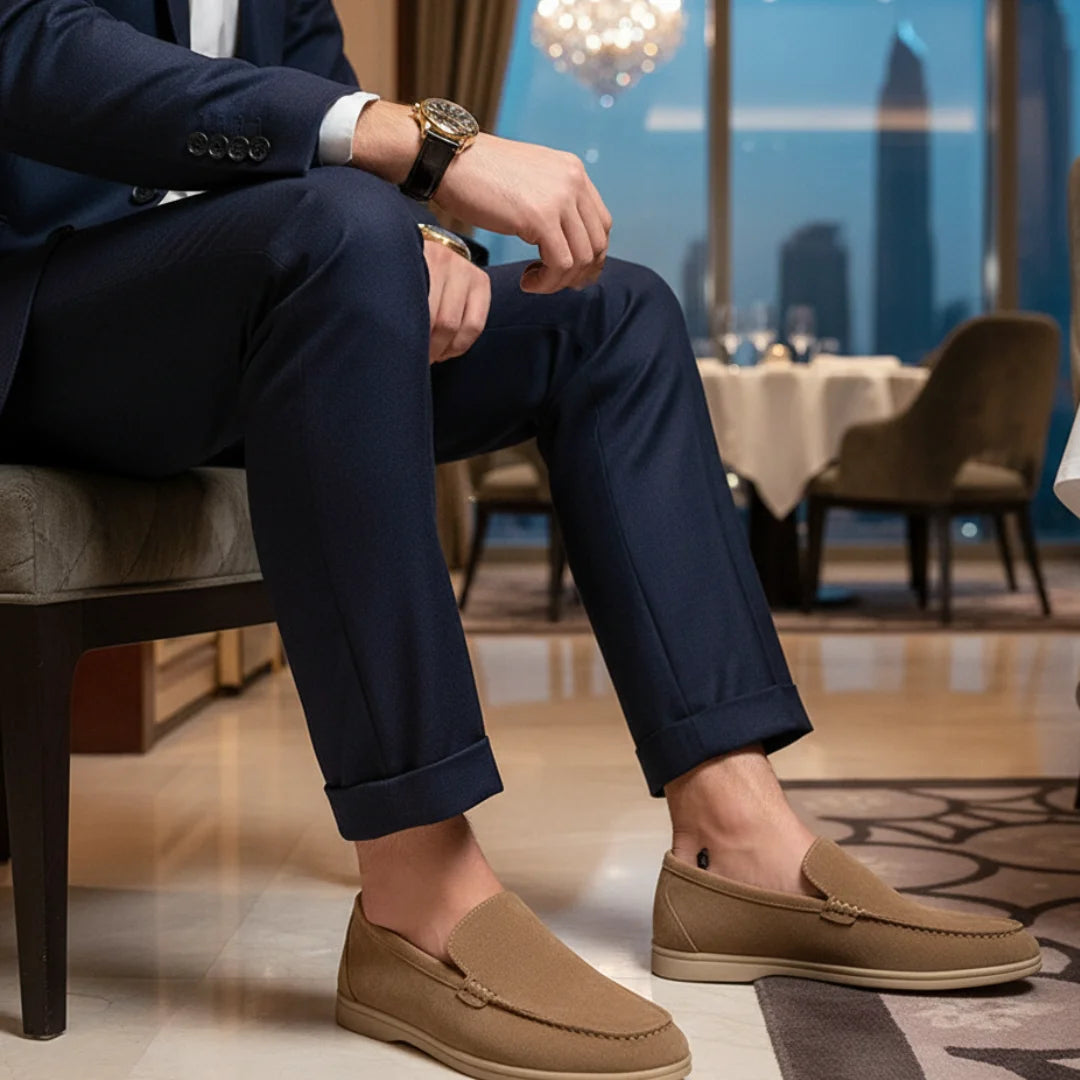 Loafers Shallow Mouth Suede Slip-on For Men