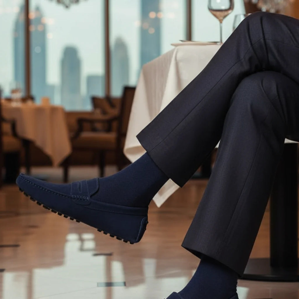 Loafers Casual Genuine cowhide upper For Mens