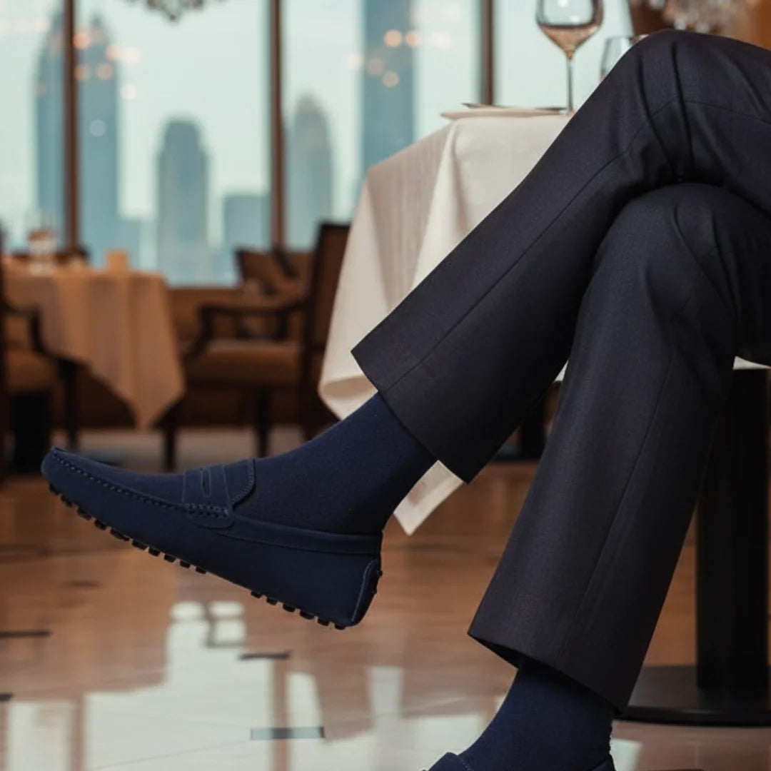 Loafers Casual Genuine cowhide upper For Mens