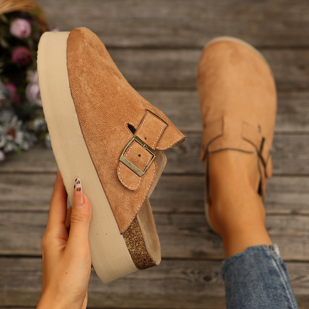 Womens Clogs Thick Sole Half Slippers