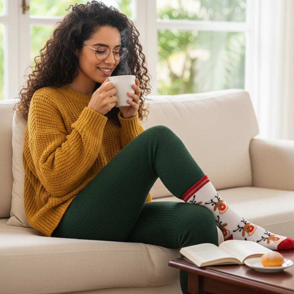 Christmas Socks Cotton Style Casual