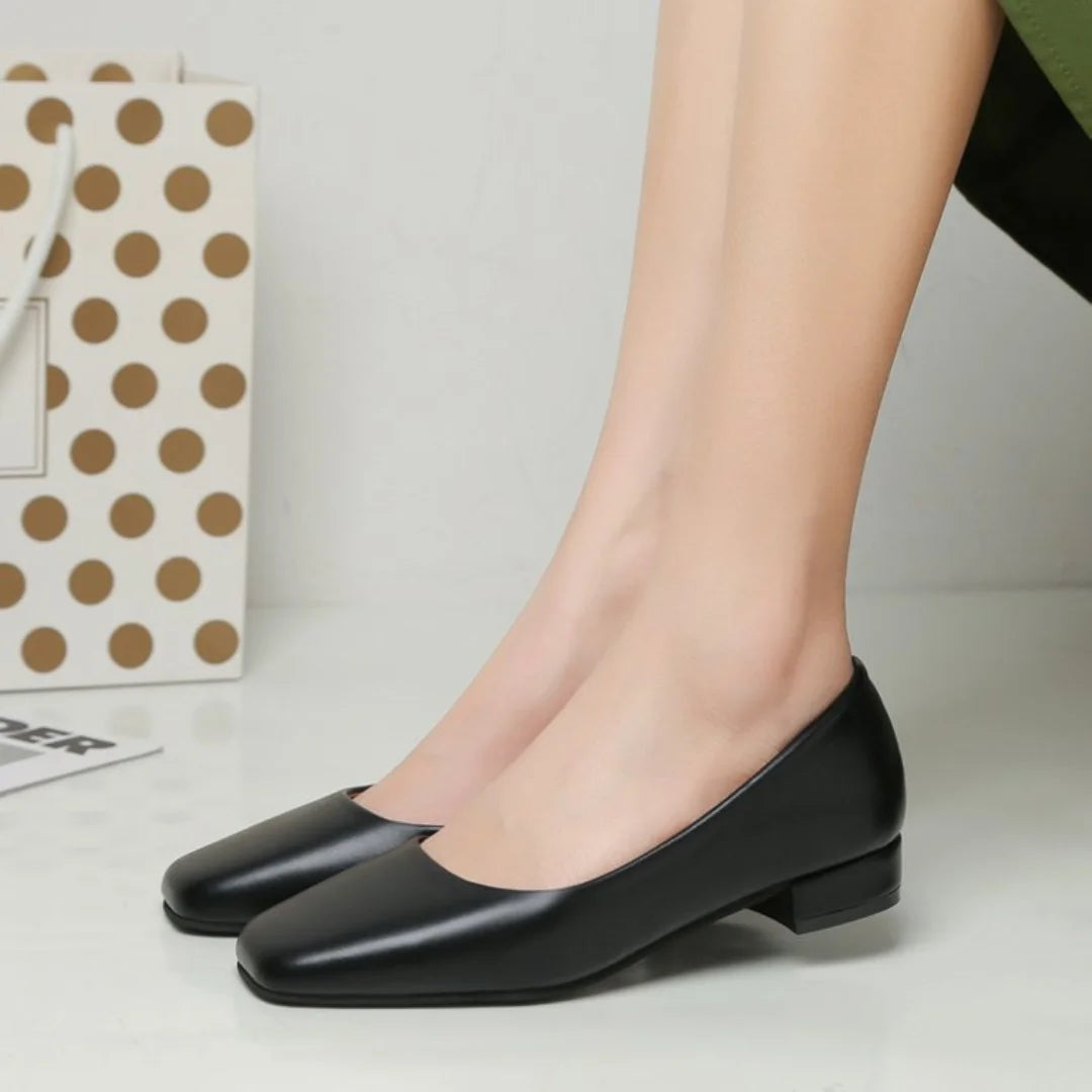 Womens Flats Autumn Square Toe