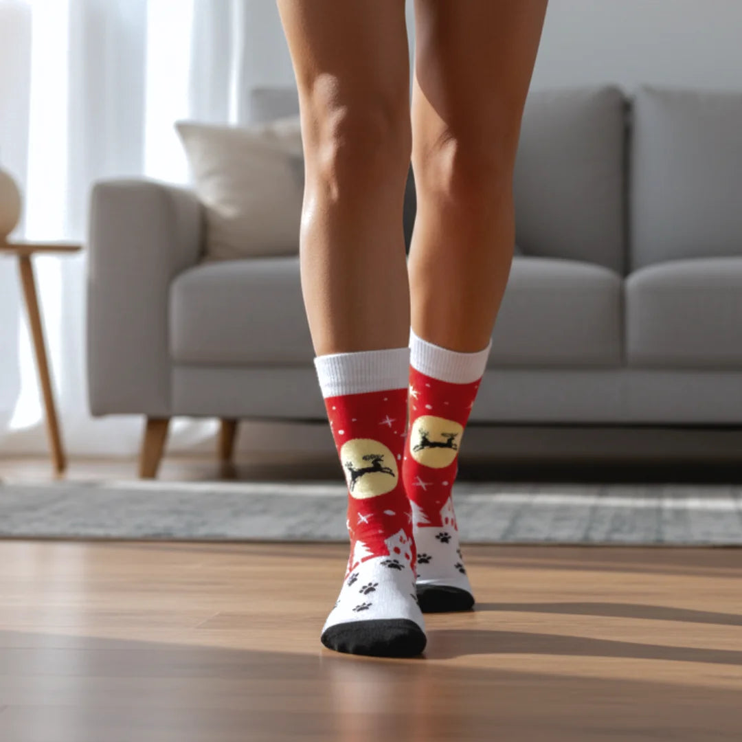 Christmas Socks Santa Claus Elk Socks