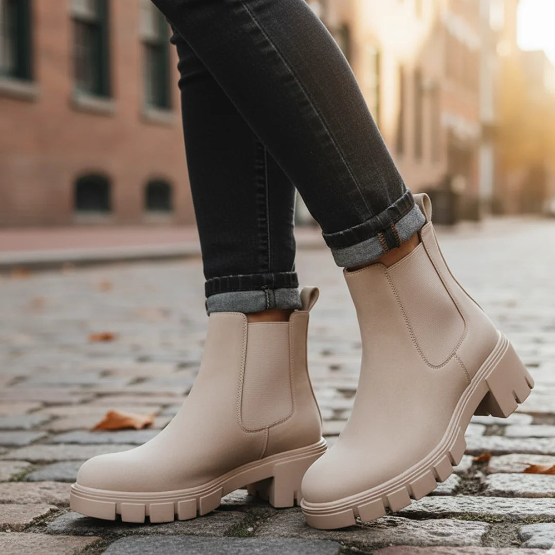 Womens Boot Thick Bottom Suede