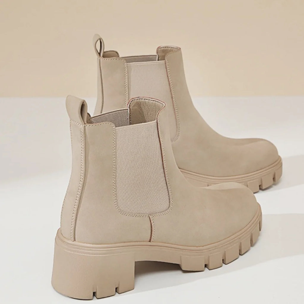 Womens Boot Thick Bottom Suede