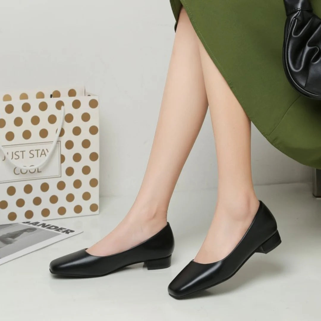 Womens Flats Autumn Square Toe