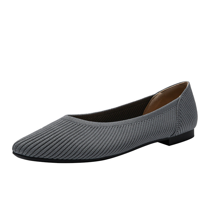 Womens Flats Woven Princess Soft Bottom