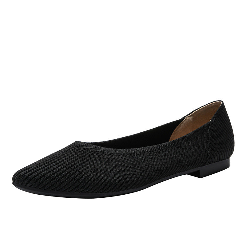 Womens Flats Woven Princess Soft Bottom