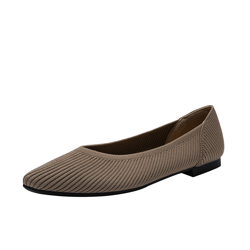 Womens Flats Woven Princess Soft Bottom