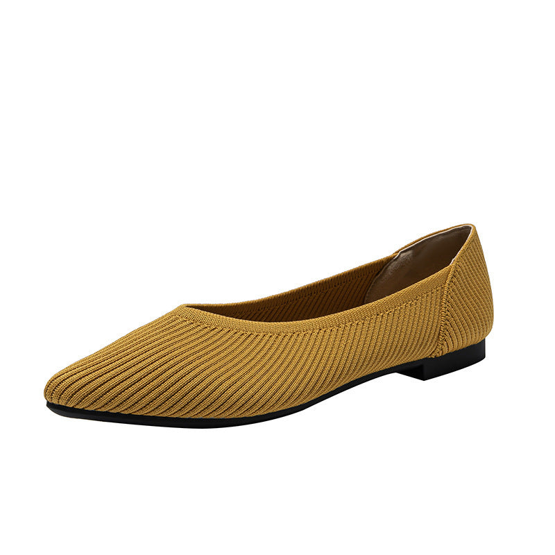 Womens Flats Woven Princess Soft Bottom